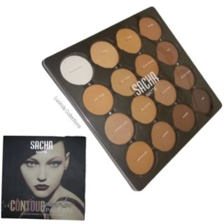 Sacha 16 Matte Contour Powder Palette- 12 Powder, 4 Highlighters Kenya