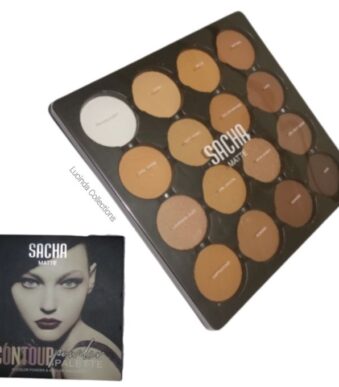 Sacha 16 Matte Contour Powder Palette- 12 Powder, 4 Highlighters Kenya