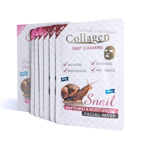 pei-mei-10Pcs-Pack-Snail-Collagen-Sheet-Mask