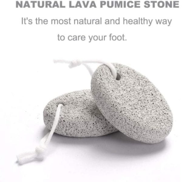 Pumice Stone for Feet, Lava Pedicure Tools Hard Skin Callus Remover for Feet and Hands - Natural Foot File Exfoliation to Remove Dead Skin 2