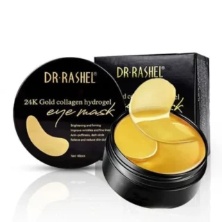 60 Pcs Dr. Rashel 24K Gold Collagen Hydrogel Eye Mask - Anti-puffiness Anti-dark circles Anti-Wrinkle Firming