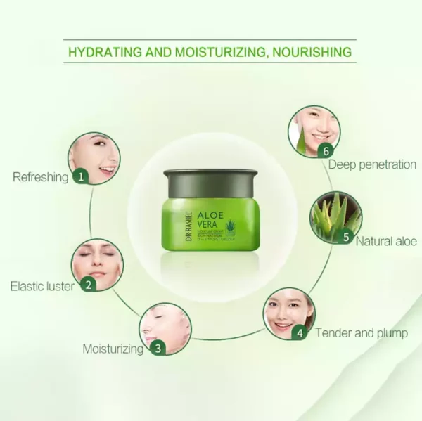 Dr. Rashel Aloe Vera Moisture Cream 3 In 1 Moisturizer Day / Night Face Mask 3