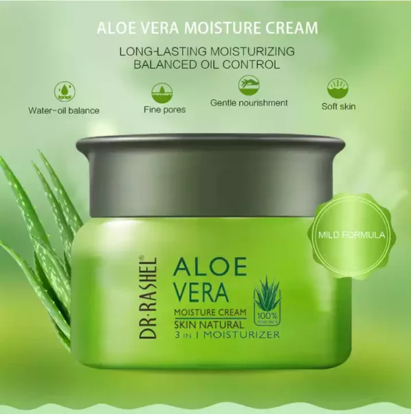 Dr. Rashel Aloe Vera Moisture Cream 3 In 1 Moisturizer Day / Night Face Mask 4