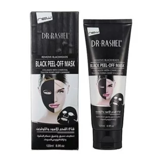 Dr. Rashel Collagen Charcoal Peel Off Black Mask Facial Blackhead Remover Mask 120g DRL-1327