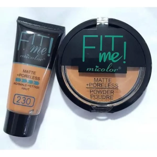 Micolor 2 In 1 Fit Me Matte Poreless Powder + Liquid Foundation 2