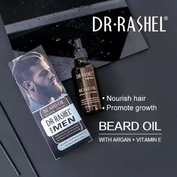 Dr. Rashel Beard Oil with Argan Oil Vitamin E for Men Hair Growth 1