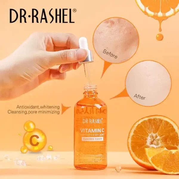 Dr.Rashel Vitamin C Brightening & Anti Aging Essence Toner - 100ml 3