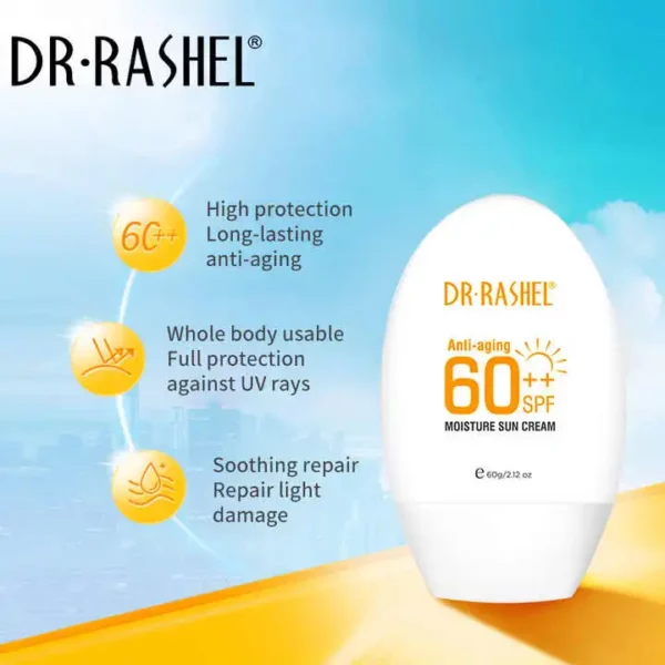 Dr. Rashel Anti-Aging 60++SPF Moisture Sun Cream Sunscreen Kenya 5