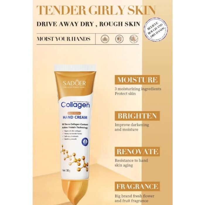 Sadoer Collagen Anti-Aging Hand Cream - Image 2