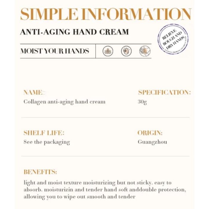 Sadoer Collagen Anti-Aging Hand Cream - Image 3