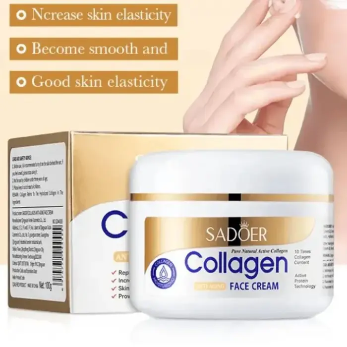 SADOER 10x Collagen ,Collagen Anti Aging Face Cream Anti Wrinkles And Fine Lines 1