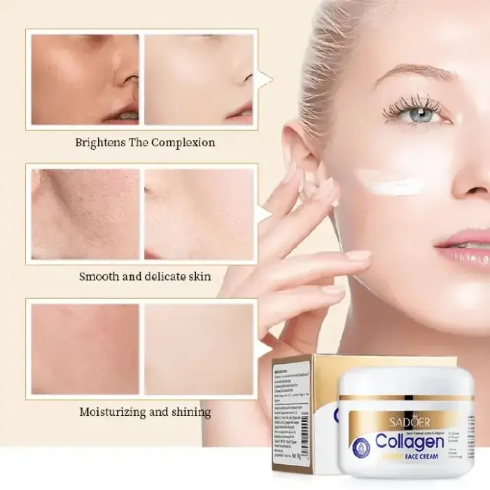 SADOER 10x Collagen ,Collagen Anti Aging Face Cream Anti Wrinkles And Fine Lines 2