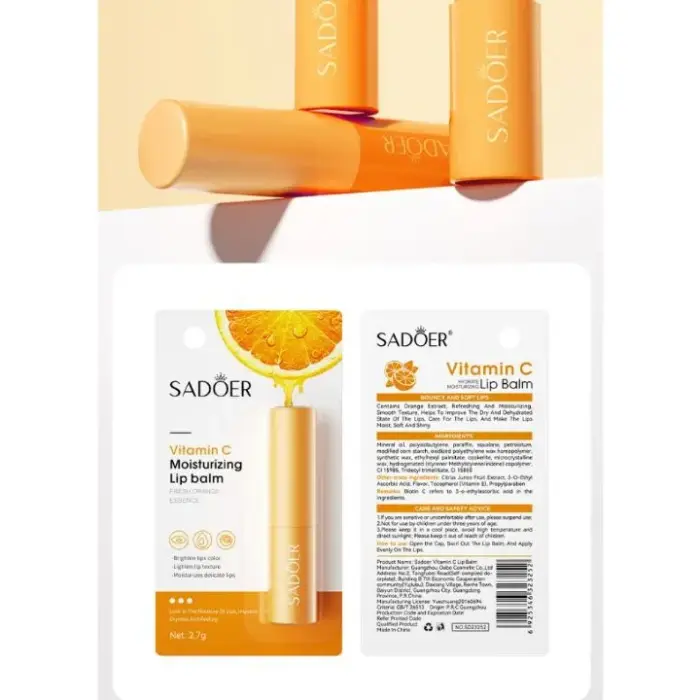 SADOER Lip Balm Vitamin C Moisturizing Lips Care Organic Sleeping Mask anti chapped lip balm Kenya 5