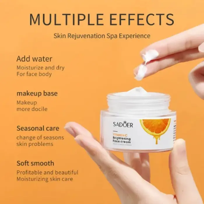 SADOER Vitamin C Brightening Face Cream for Brightening , Anti Aging & Wrinkles Kenya 4