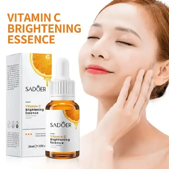 SADOER Vitamin C Face Serum, Brightening, Anti Aging Wrinkles Facial Essence - Image 2