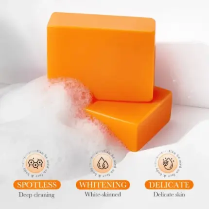 Sadoer Kojic Soap, Kojic Acid Whitening Soap, Deep Cleansing, Skin Brightening Like Vitamin C, Improve Acne Prone Skin, For Face and Body Skin Care Kenya 1