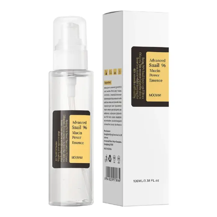 Snail Mucin 96% Power Repairing Essence Hydrating Serum 3.38 fl.oz 100ml, Moisturizing for Face with Snail Secretion Filtrate for Dull Facial Skin- MOOYAM 3