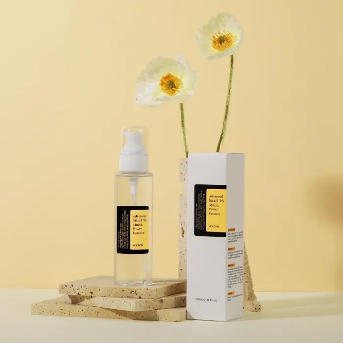 Snail Mucin 96% Power Repairing Essence Hydrating Serum 3.38 fl.oz 100ml, Moisturizing for Face with Snail Secretion Filtrate for Dull Facial Skin- MOOYAM 4