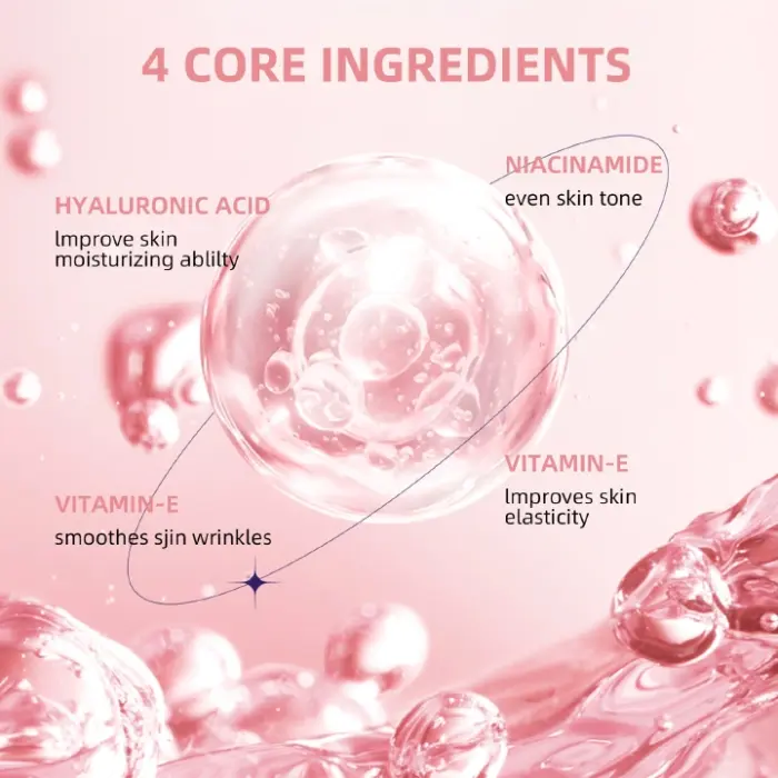 MOOYAM 4 in 1 Facial serum with Vitamin C, Niacinamide, Hyaluronic Acid, Vitamin E - Image 4
