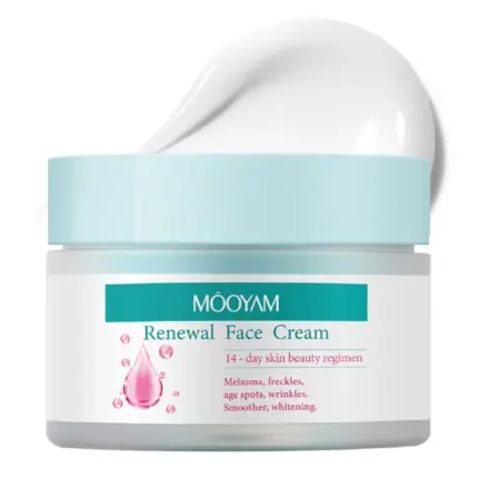 MOOYAM Renewal Face Cream for Melasma and Freckles Treatment, Age Spots Brightening, Anti-wrinkle, Smoother and Whitening Face Cream Renewal Facial Cream 3