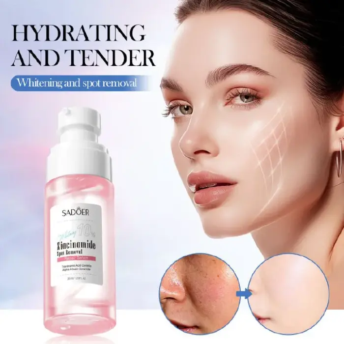 Sadoer Niacinamide Repair Serum Spot Removal with Tranexamic Acid Centella Alpha Arbutin, Ceramide Deep Whitenening, Brightening Nourish, Reduce Pigmentation, Soothing Hydrating Face Inhibits Melanin 1