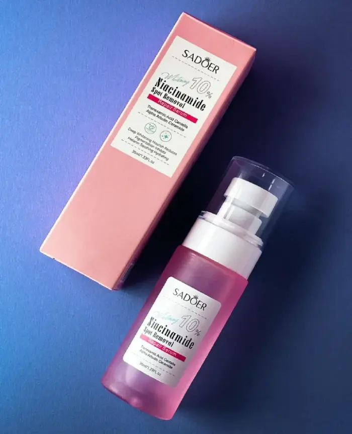 Sadoer Niacinamide Repair Serum Spot Removal with Tranexamic Acid Centella Alpha Arbutin, Ceramide Deep Whitenening, Brightening Nourish, Reduce Pigmentation, Soothing Hydrating Face Inhibits Melanin 4